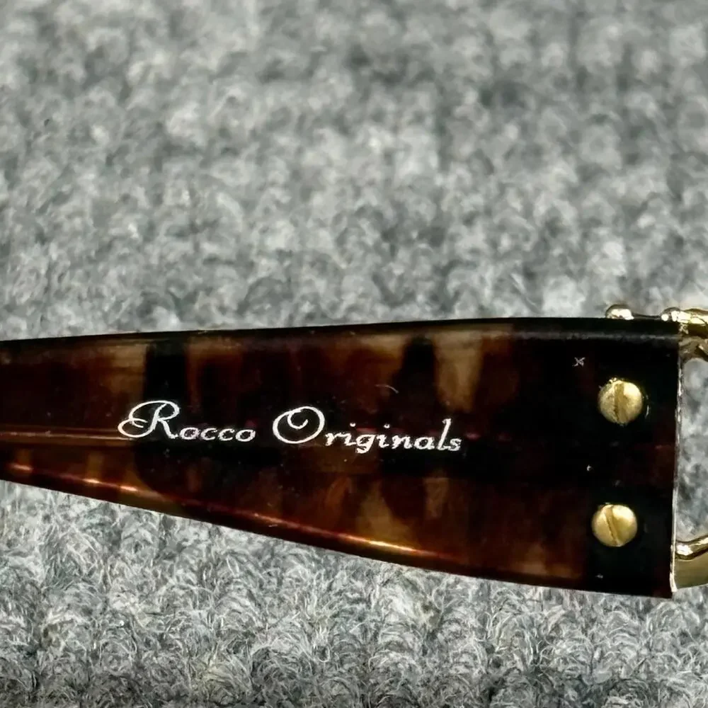 Rocco Originals Sunglasses Womens Brown Tortoise Oval Gray Lens DA 28254